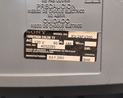 Sony KV-24FV300