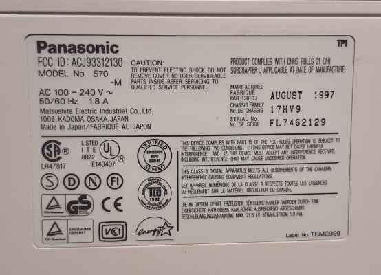 Panasonic Panasync S70