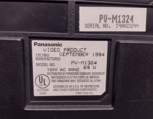 Panasonic PV-M1324