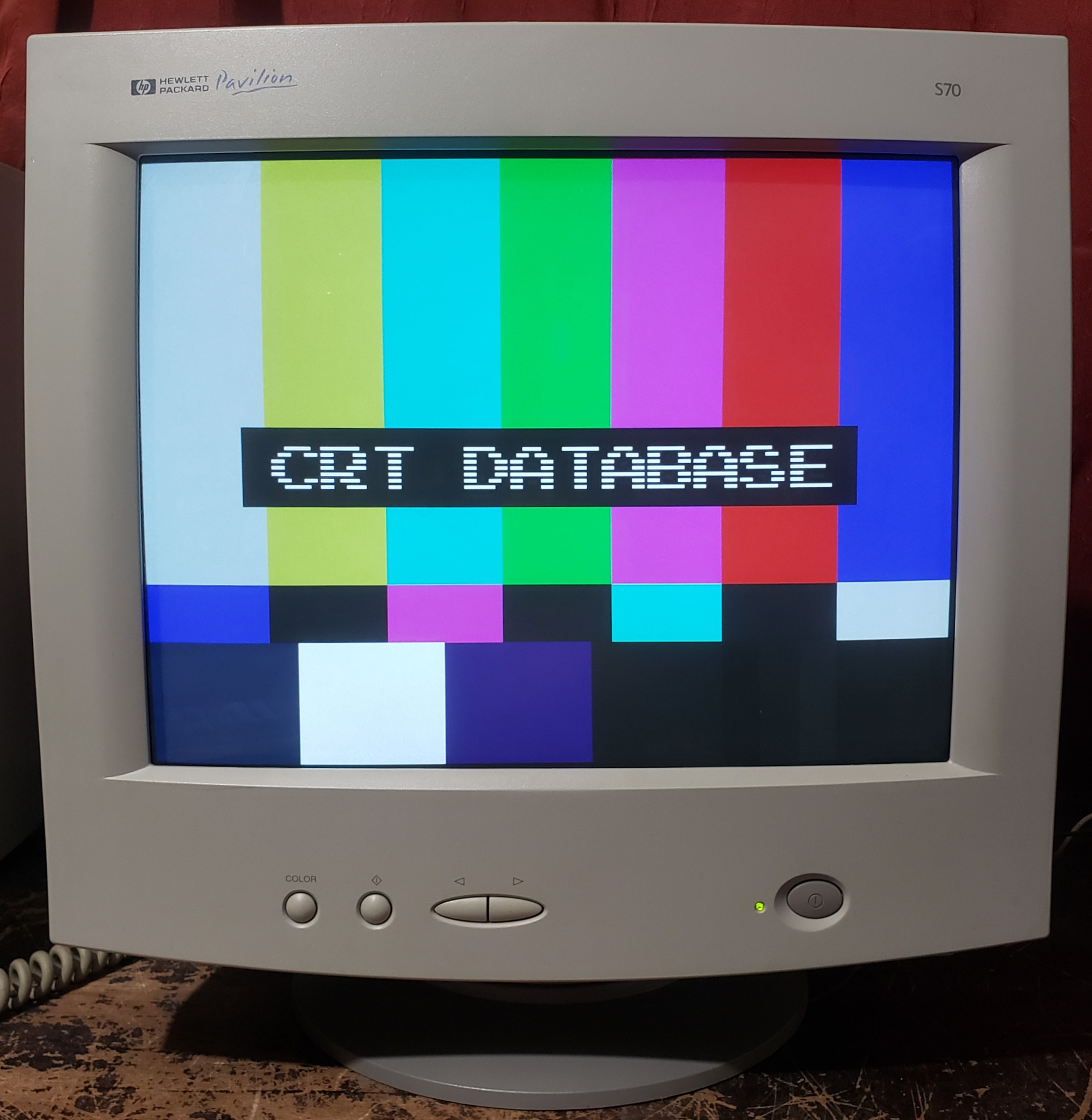 HP Pavilion S70 (D7480A) | CRT Database