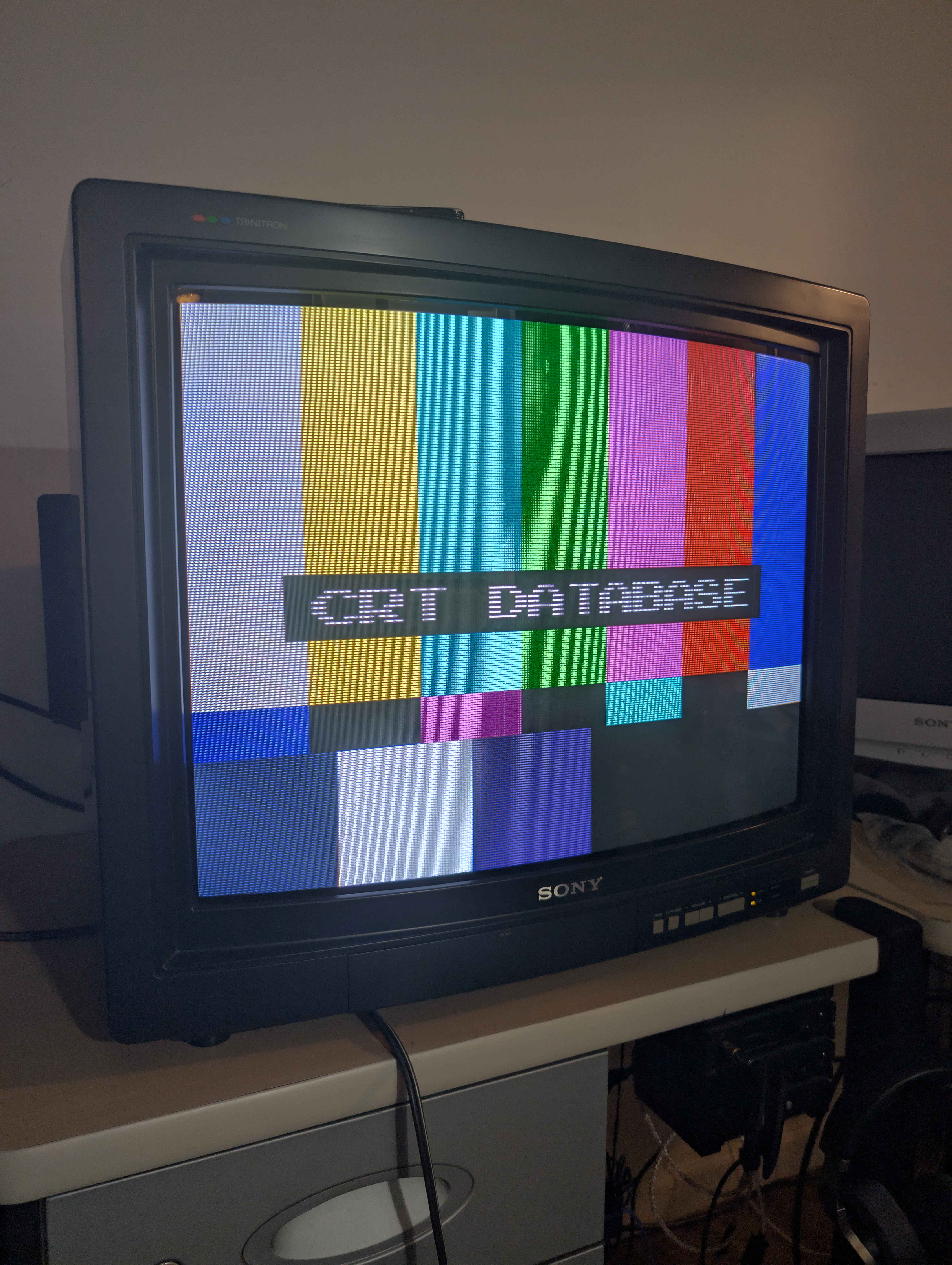 T.V. Sony KV-25XBR | CRT Database