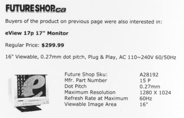 emachines eView 17p