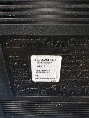 Click to view image in new tab Panasonic CT-34WX54J