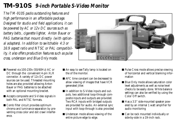 Click to view image in new tab JVC TM-910SU