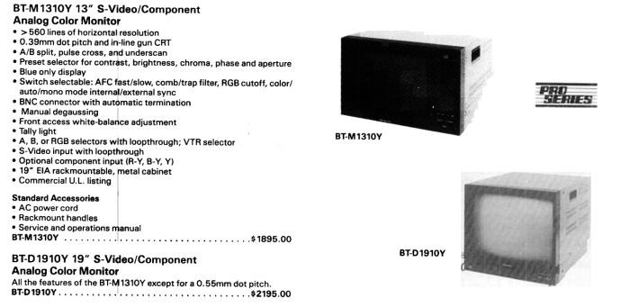 Panasonic BT-D1910Y