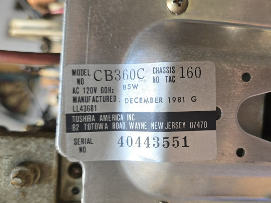 Click to view image in new tab Toshiba CB360C