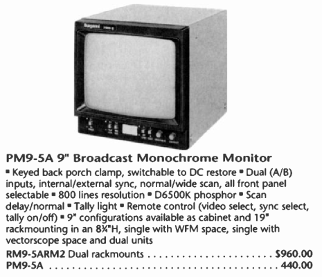 Ikegami PM-9-5A