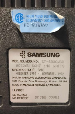 Samsung CT-6830WCX