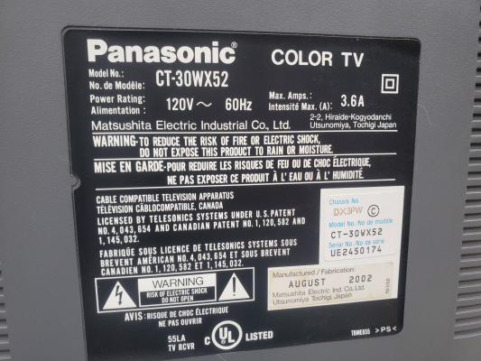 Panasonic CT-30WX52