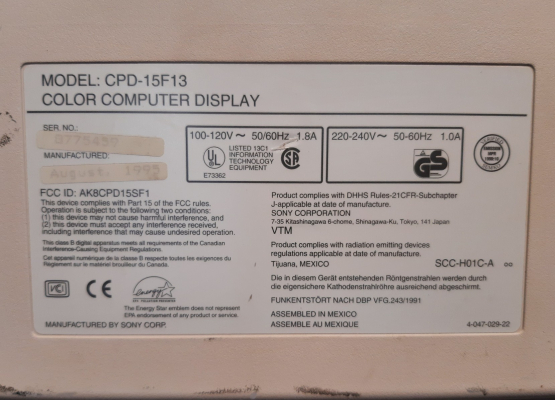 Gateway Vivitron 1572 (CPD-15F13)