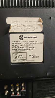 Samsung TC2065S
