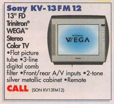 Sony KV-13FM12