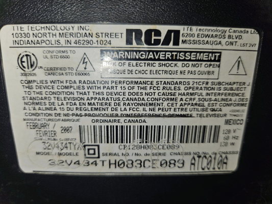 RCA 32V434T