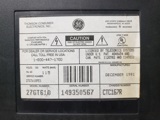 GE 27GT610