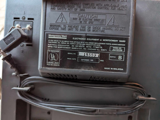 Montgomery Ward JSA12229