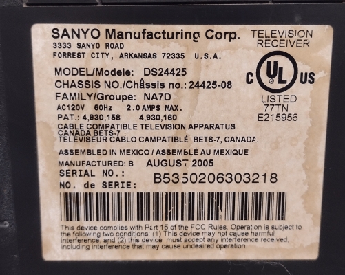 Sanyo DS24425