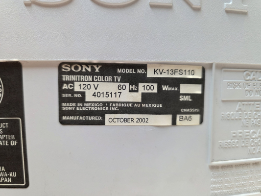 Sony KV-13FS110