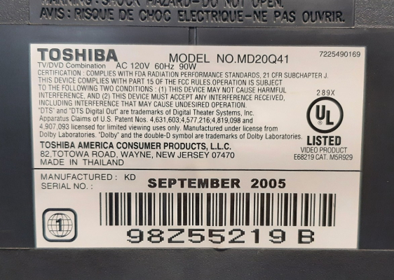 Toshiba MD20Q41