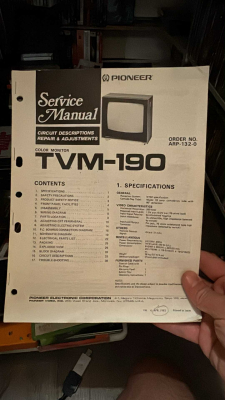 Pioneer TVM-190