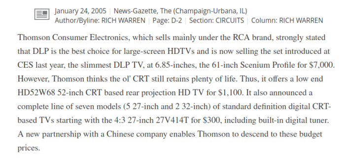 RCA 27V414T (YX6)