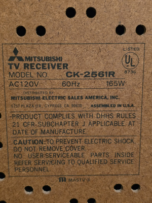 Mitsubishi CK-2561R