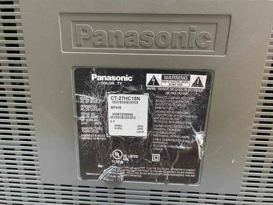 Click to view image in new tab Panasonic CT-27HC15