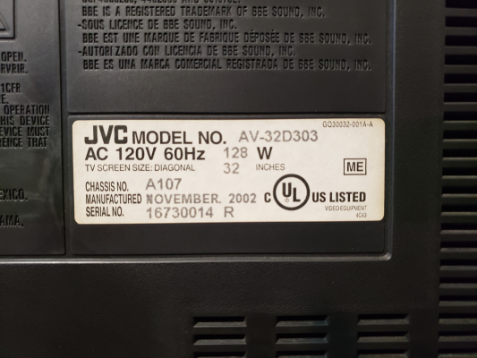 JVC AV-32D303