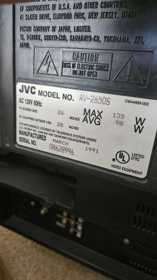 JVC AV-2650S