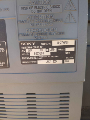 Sony KV-27HS420