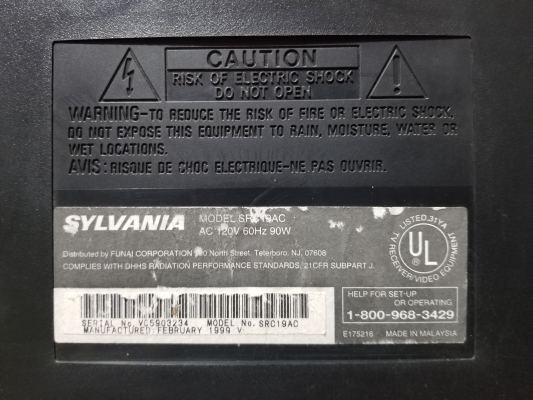 Sylvania SRC19AC
