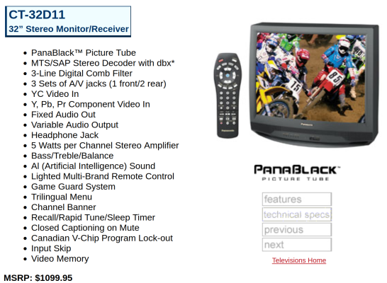 Panasonic CT-32D11E