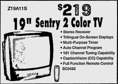 Zenith Z19A11S (Service No. Z19A11S)