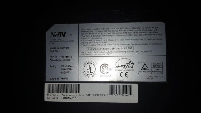 NetTV DTV34X