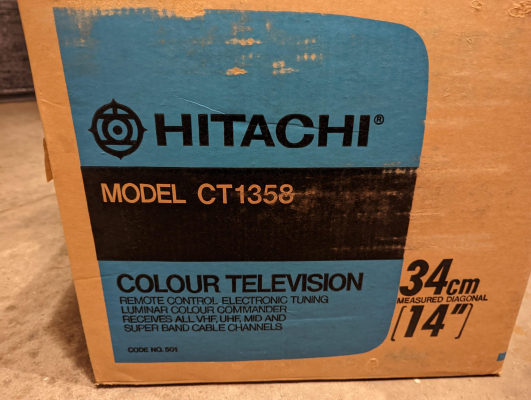 Click to view image in new tab Hitachi CT-1358
