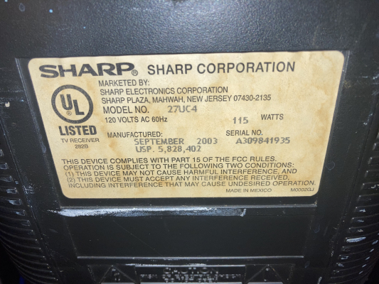 Sharp 27UC4