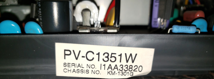 Click to view image in new tab Panasonic PV-C1351W