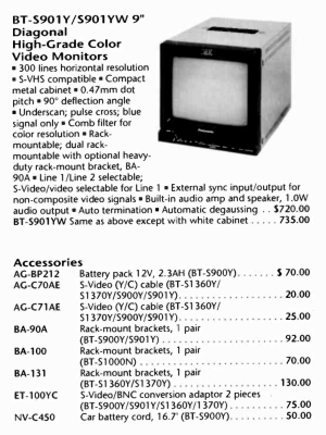 Panasonic BT-S901Y