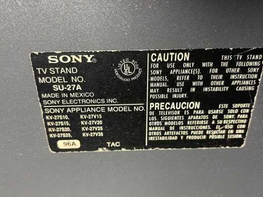 Sony KV-27S25