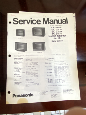 Panasonic CTJ-2782R