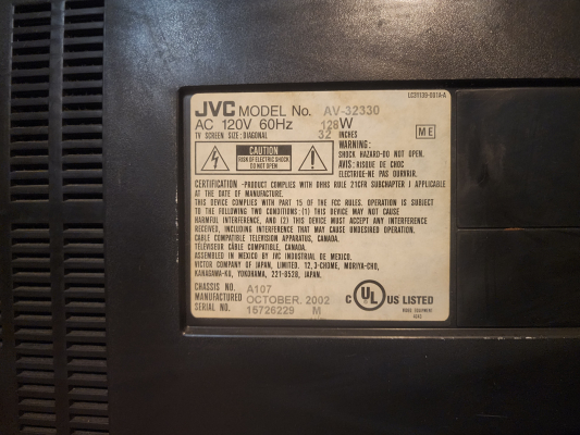 JVC AV-32330