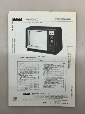 Click to view image in new tab Zenith Z1382W