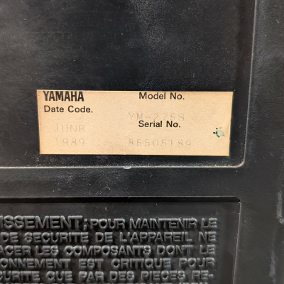 Click to view image in new tab Yamaha YM-275S