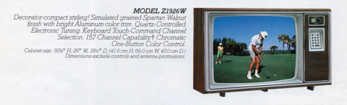 Zenith Z1926W