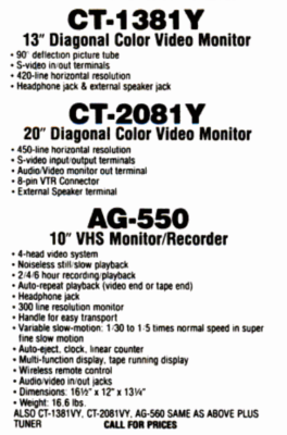 Panasonic CT-1381VY
