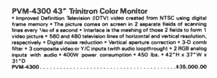 Click to view image in new tab Sony PVM-4300