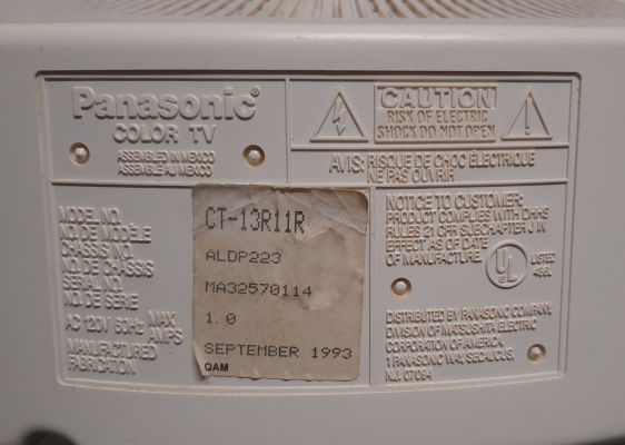 Panasonic CT-13R11R