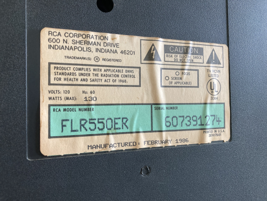 RCA FLR550ER