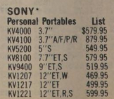 Sony KV-4PT (KV-4000)