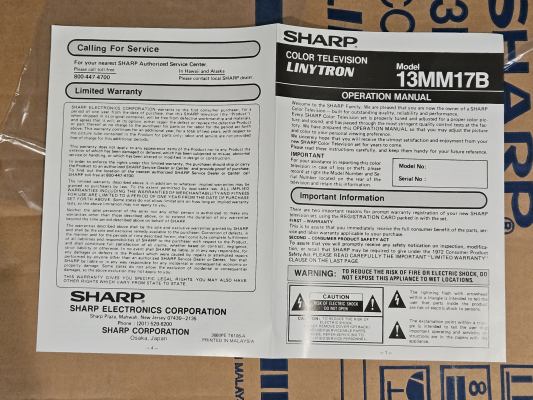 Sharp 13MM17B