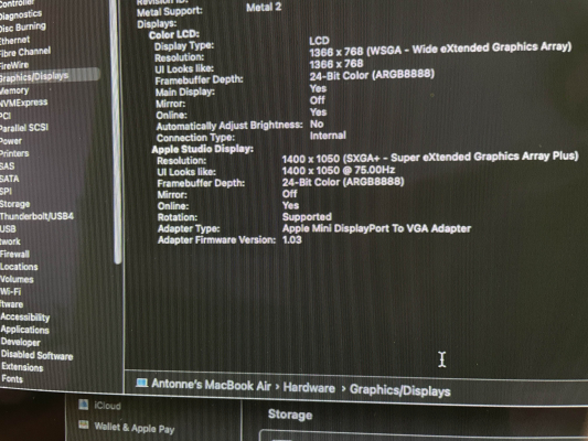 Click to view image in new tab Apple Studio Display 17 (M6496)